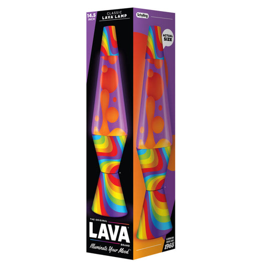 14.5″ Lava Lamp Flowing Color Bands - US 7605