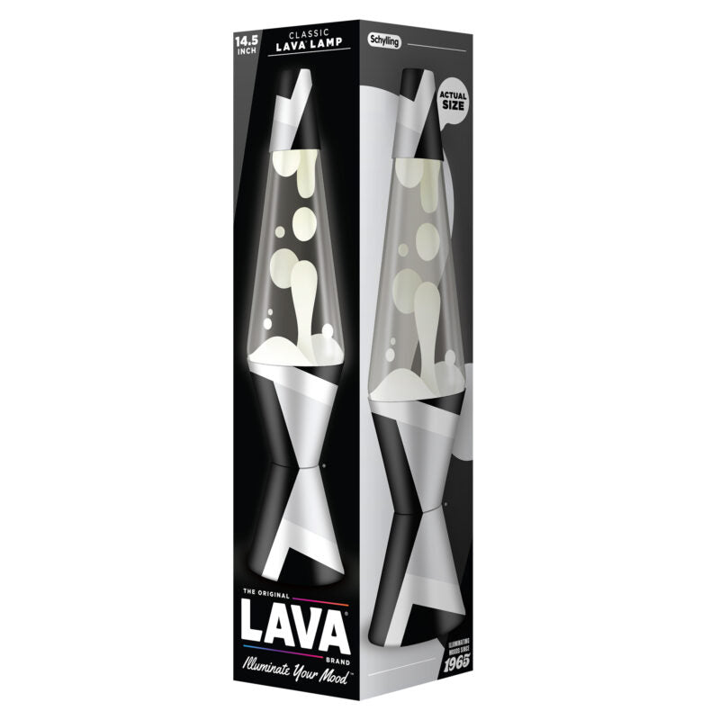 14.5″ Lava Lamp Polygonal White Tone - US 6874