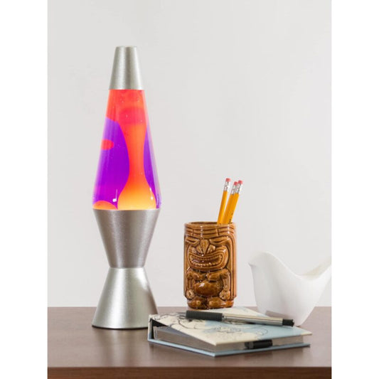 14.5” LAVA Lamp – Yellow/Purple/Silver - US 3482