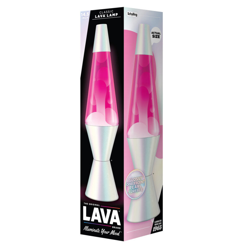 14.5″ Lava Lamp Opalescent Pearl - US 4827