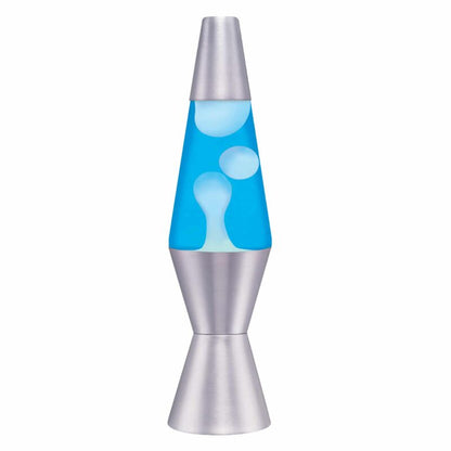 11.5″ LAVA Lamp – White/Blue/Silver - US 5481