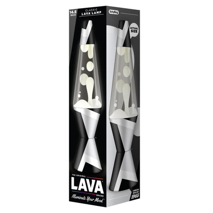 14.5″ Lava Lamp Polygonal White Tone - US 6874