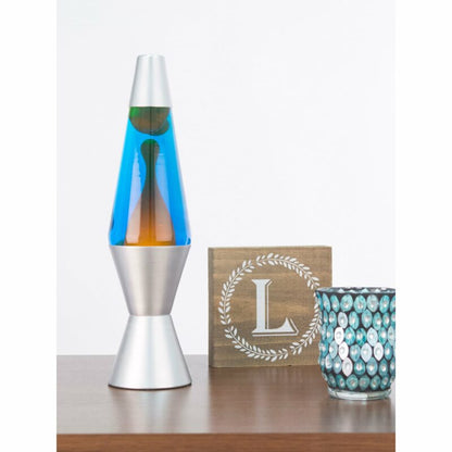 14.5” LAVA Lamp – Orange/Blue/Silver - US 4798