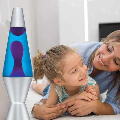 14.5″ LAVA Lamp – Purple/Blue/Silver - US 1590