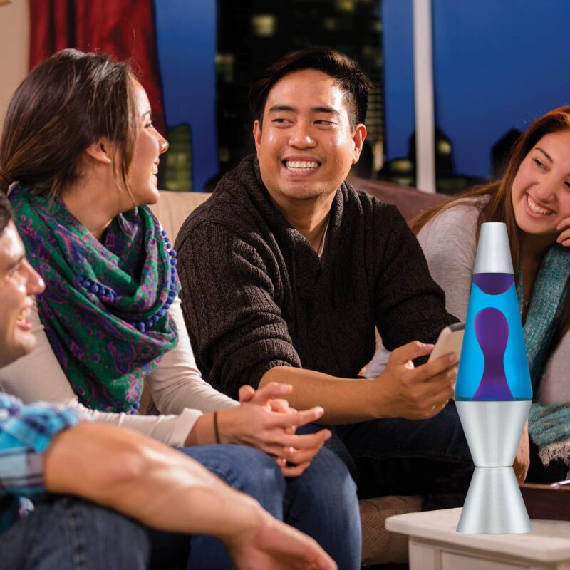 14.5″ LAVA Lamp – Purple/Blue/Silver - US 1590