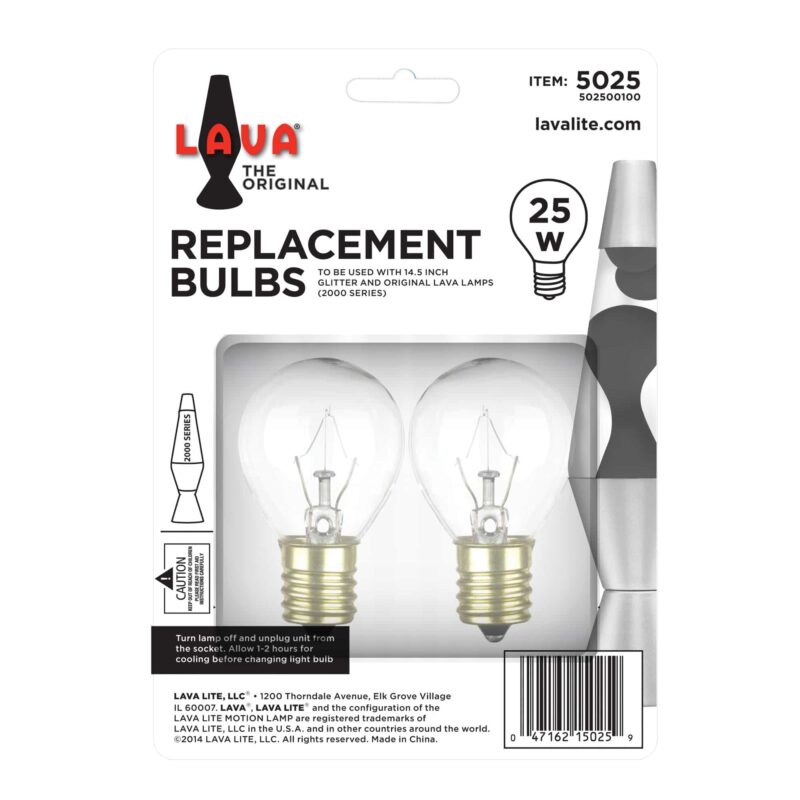 25W LAVA Lamp Light Bulb W/Tray - US 2276
