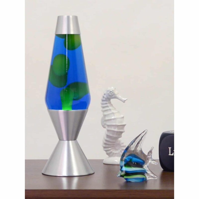 16.3″ LAVA Lamp – Yellow/Blue/Silver - US 9185
