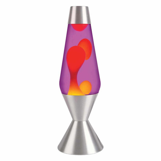 16.3″ LAVA Lamp – Yellow/Purple/Silver - US 4401