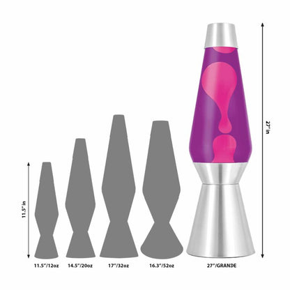 27″ LAVA Lamp Grande – Pink/Purple/Silver - US 9193