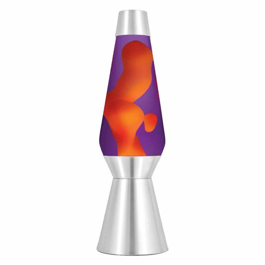 27″ LAVA Lamp Grande – Yellow/Purple/Silver - US 4961