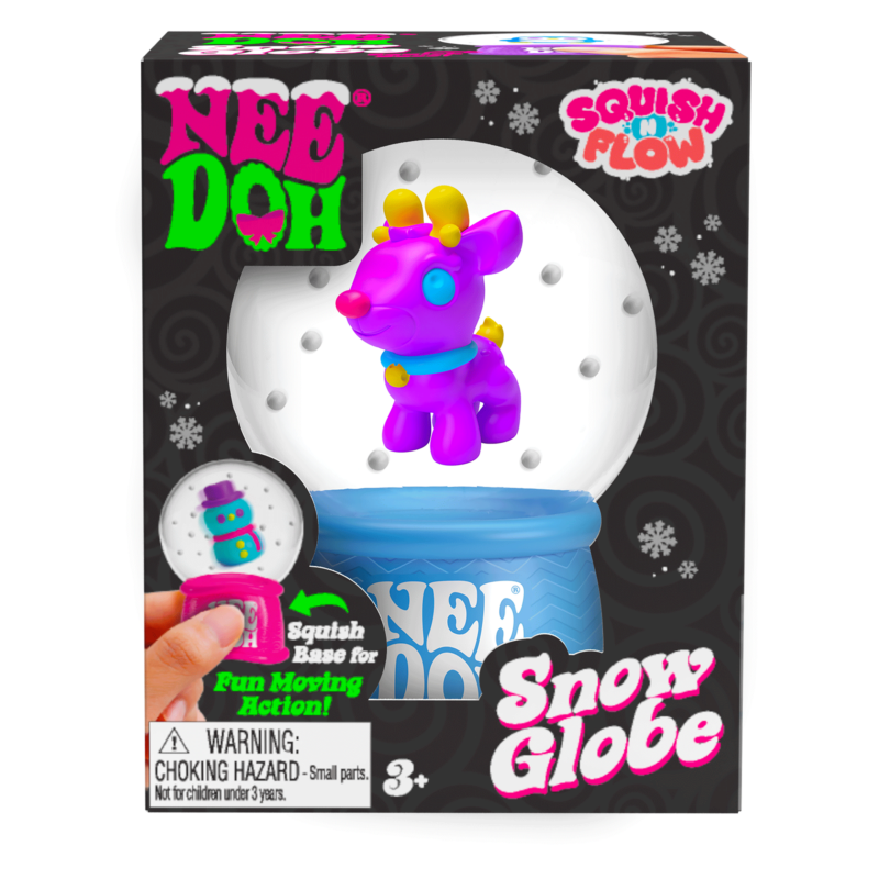 NeeDoh Squish N Flow Snow Globe - US 6408