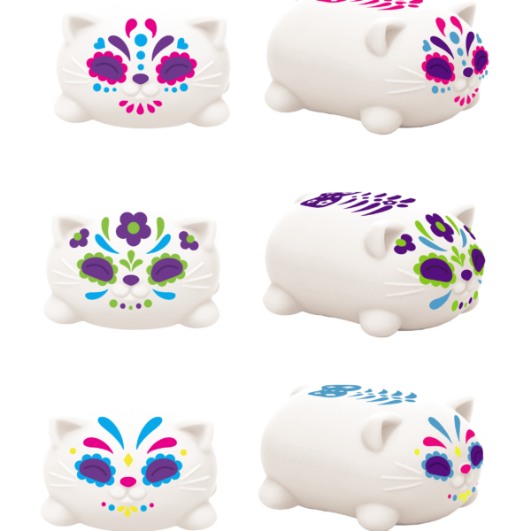 NeeDoh Sugar Skull Cats - US 6105