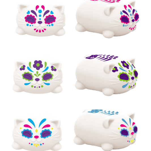 NeeDoh Sugar Skull Cats - US 6105